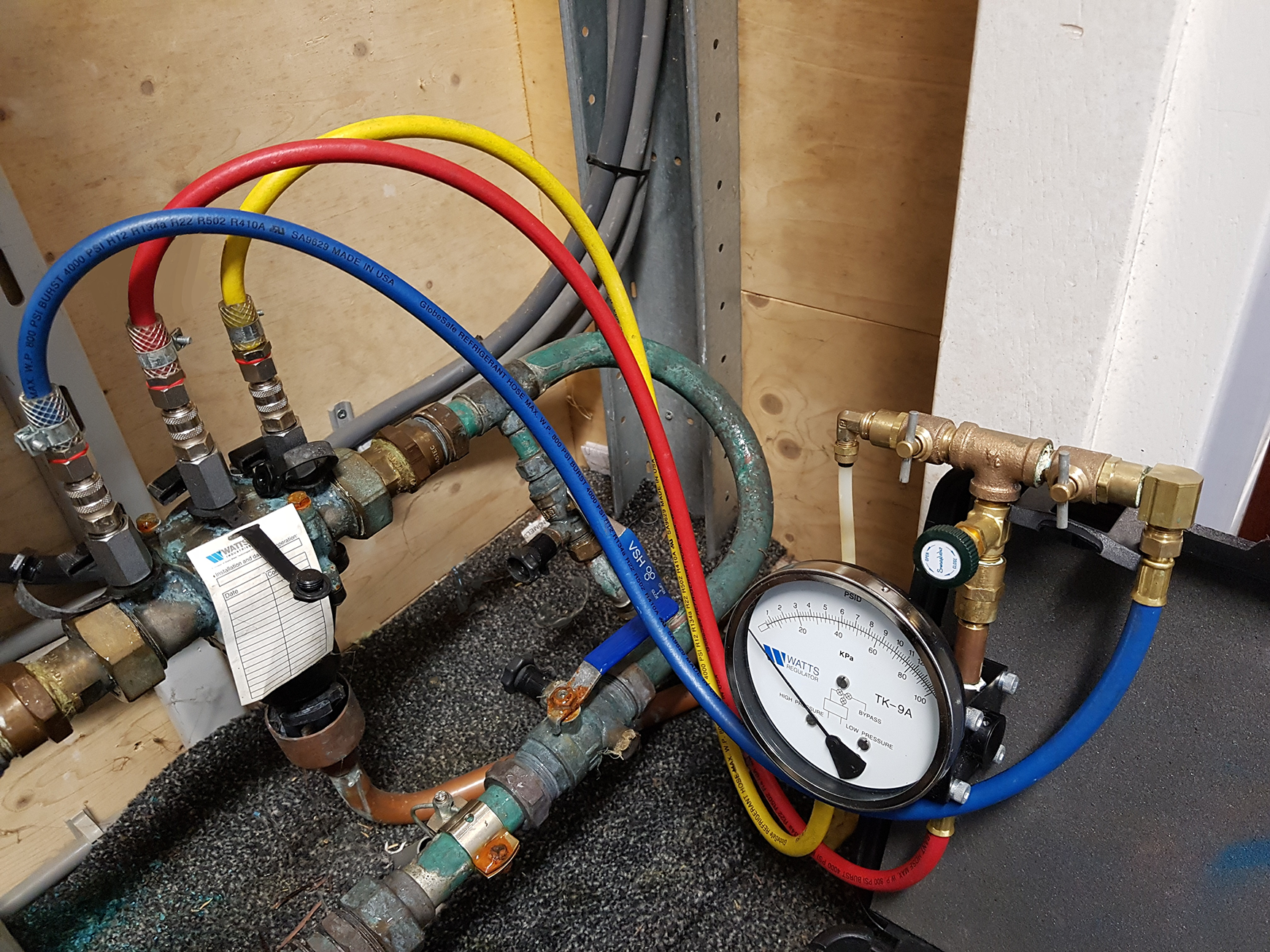 Keerklepcontrole laten uitvoeren volgens 1.4G.